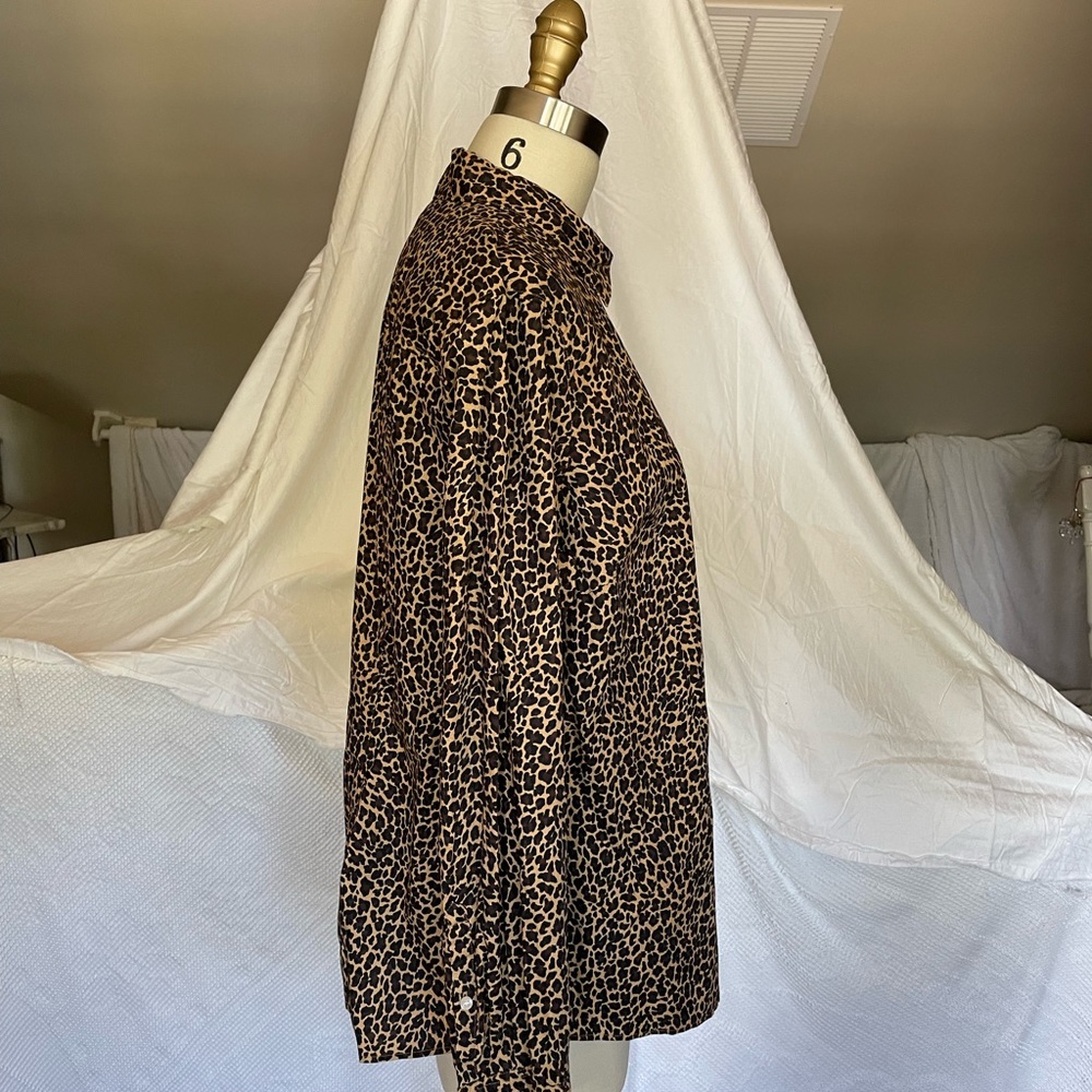J Crew leopard print button down - Picture 4 of 4